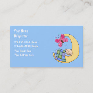 Babysitting Business Cards