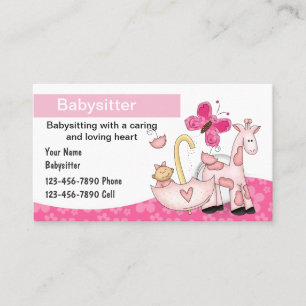 Babysitting Business Cards