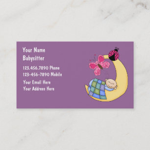 Babysitting Business Cards