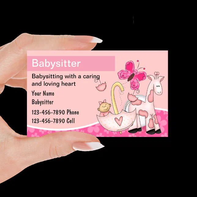 Babysitting Business Cards Zazzle