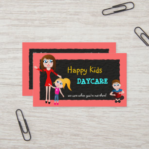 Babysitting  Child Care Day Care Business Cards