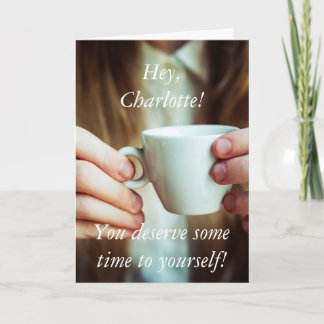 Babysitting Coupon Card for Moms Who Need to Relax