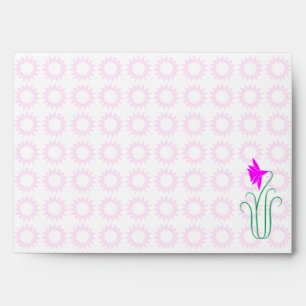 BabySoft BabyPink  Star Sparkle Pattern Envelope