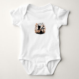 Babysuit - Black Cat Baby Bodysuit