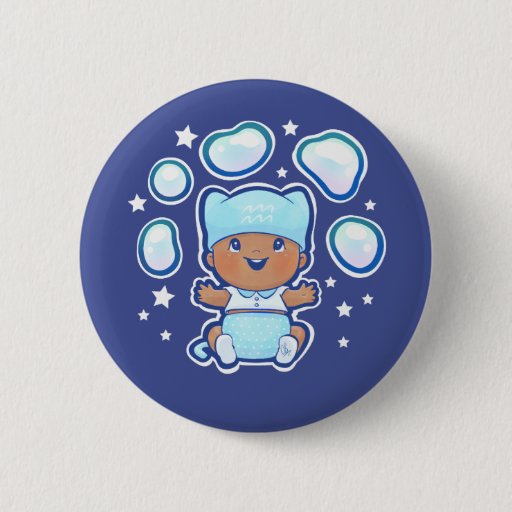Image of Babytoon Aquarius 6 Cm Round Badge