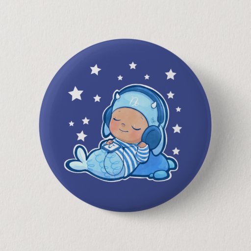 Image of Babytoon Capricorn 6 Cm Round Badge