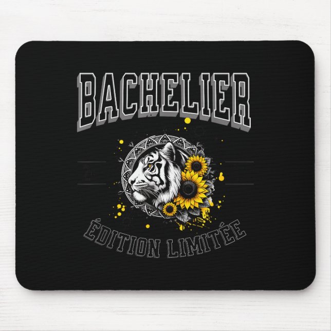 Bac Diploma 2025 Tiger Limited Edition New Bachelo Mouse Mat (Front)