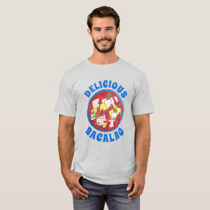 Bacalao Puerto Rican Cuisine Salted Cod Fish Stew T-Shirt