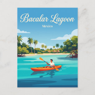 Bacalar Lagoon Mexico Postcard