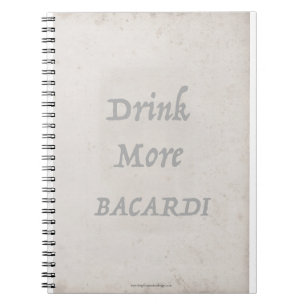 bacardi by tony fernandes notebook