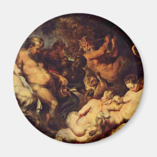 Bacchanal By Rubens Peter Paul (Best Quality) Magnet