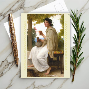 Bacchante by William Bouguereau Postcard