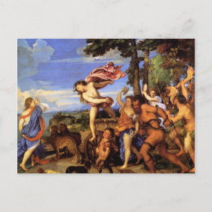 Bacchus and Ariadne by Titian Postcard