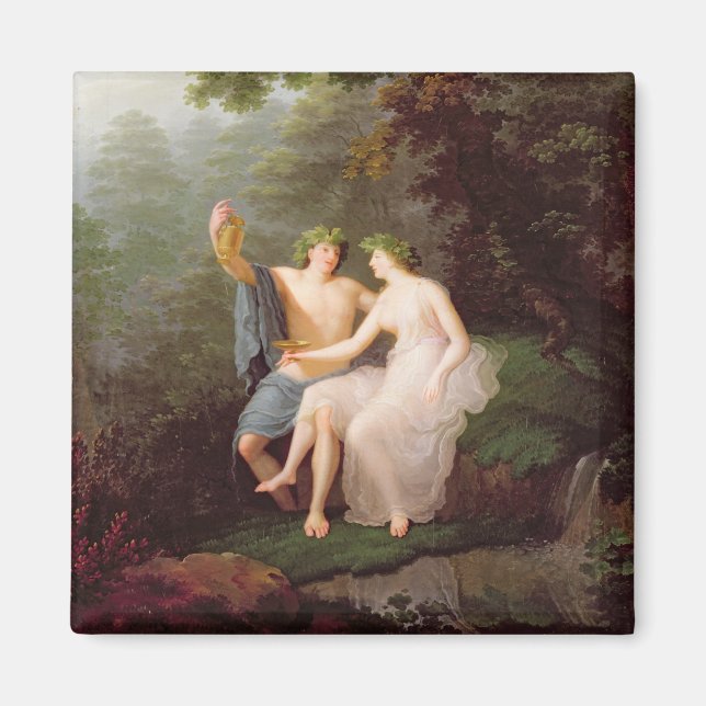 Bacchus and Ariadne Magnet (Front)