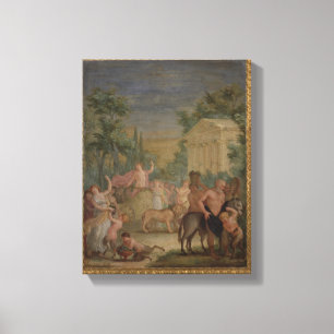 Bacchus and Ariadne (oil on canvas) 2 Canvas Print