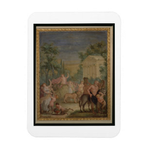 Bacchus and Ariadne (oil on canvas) 2 Magnet