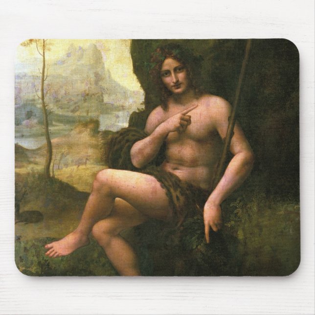 Bacchus, c.1695 (oil on canvas) mouse mat (Front)