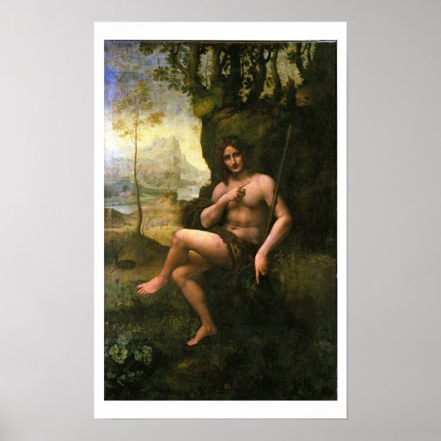 Bacchus, c.1695 (oil on canvas) poster (Front)