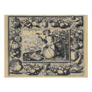 Bacchus God of Wine Poster