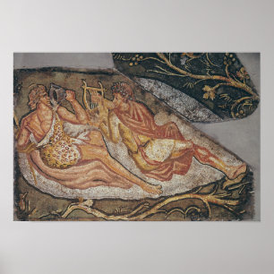 Bacchus Reclining, detail Poster