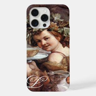 BACCHUS WITH GRAPES AND WINE MONOGRAM iPhone 15 PRO MAX CASE