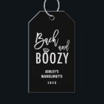 Bach and Boozy Bachelorette Party Favours Gift Tags<br><div class="desc">Bach and Boozy Bachelorette Party Favours</div>