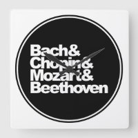 Bach and Chopin and Mozart and Beethoven