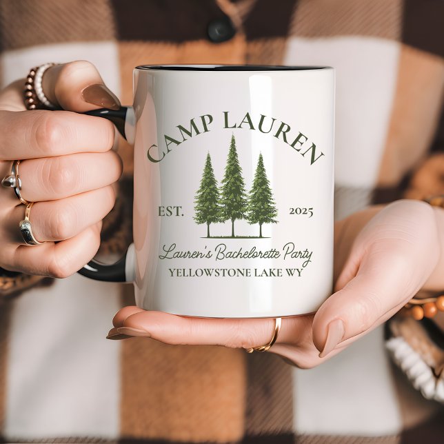 Bach Camp Mug, Custom Bachelorette Party Camp Gift Mug (Bach Camp mug, Bride Camp mug, custom name mug, bachelorette party mug, bridal shower mug,)