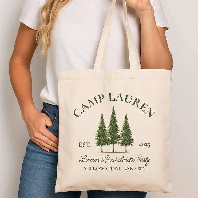 Bach Camp Tote Bag, Custom Bachelorette Party Gift (bach camp tote bag, bride camp tote, custom bachelorette gift, bachelorette party favor, bridal gift)