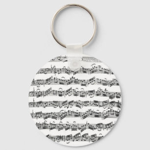 Bach Cello Suite Key Ring