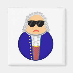Bach Classical Music Composer Funny Gift Magnet