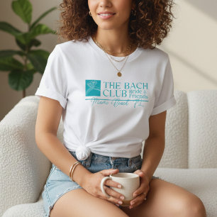 Bach Club Modern Blue Bachelorette T-Shirt