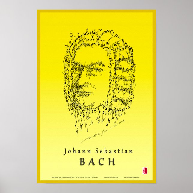 Bach Face the Music Poster (Front)