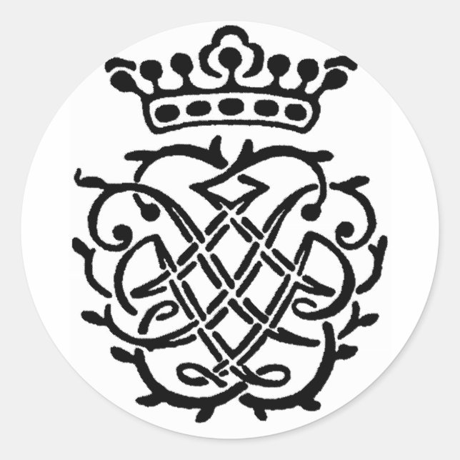 Bach Insignia Classic Round Sticker (Front)
