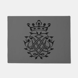 Bach Insignia, Siegel, Seal, Crest, Monogram Doormat