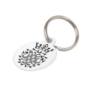 Bach Insignia, Siegel, Seal, Crest, Monogram Pet I Tag