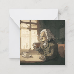 Bach loves coffee card
