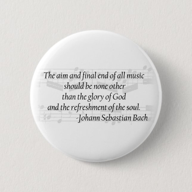 Bach Quote Button (Front)