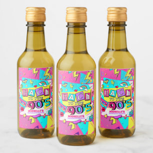 Bach to the 90's Mini Wine Label