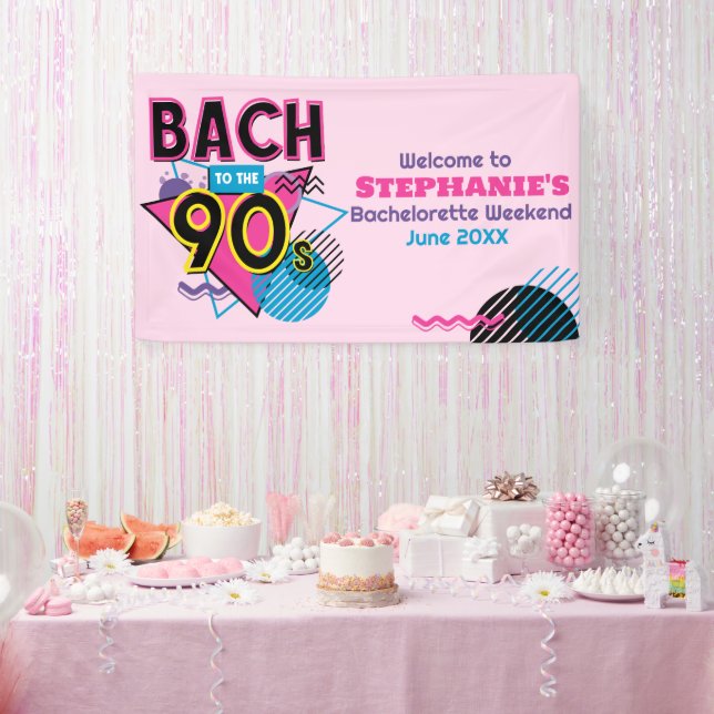 Bach to the 90s Retro Bachelorette Banner (Party)