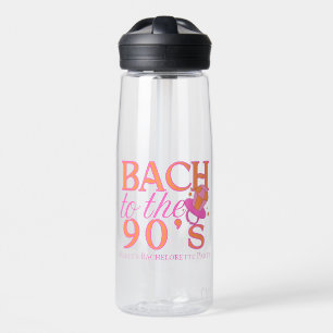 Bach to the 90s – Retro Bachelorette Party Design Water Bottle