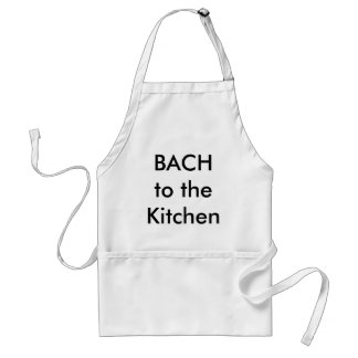 Bach To the Kitchen Apron