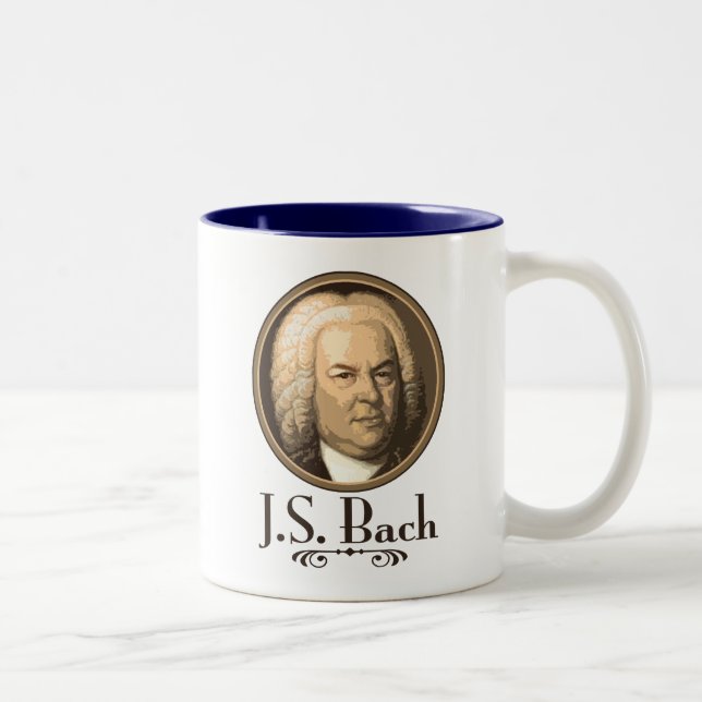 Bach Two-Tone Coffee Mug (Right)