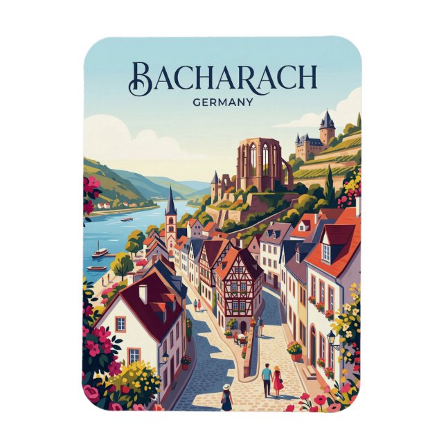 Bacharach Germany Magnet (Vertical)