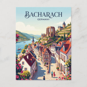Bacharach Germany Postcard