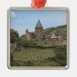 Bacharach, Germany, Stahleck Castle, Schloss Metal Tree Decoration