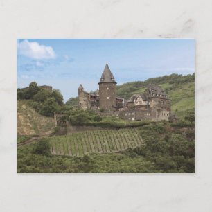 Bacharach, Germany, Stahleck Castle, Schloss Postcard