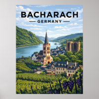 Bacharach Germany Vintage Travel