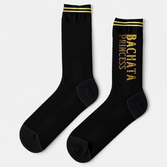 Bachata dance princess  socks (Left)