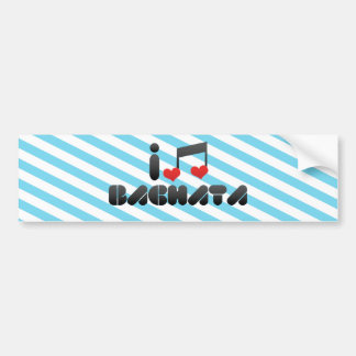 Bachata fan bumper sticker